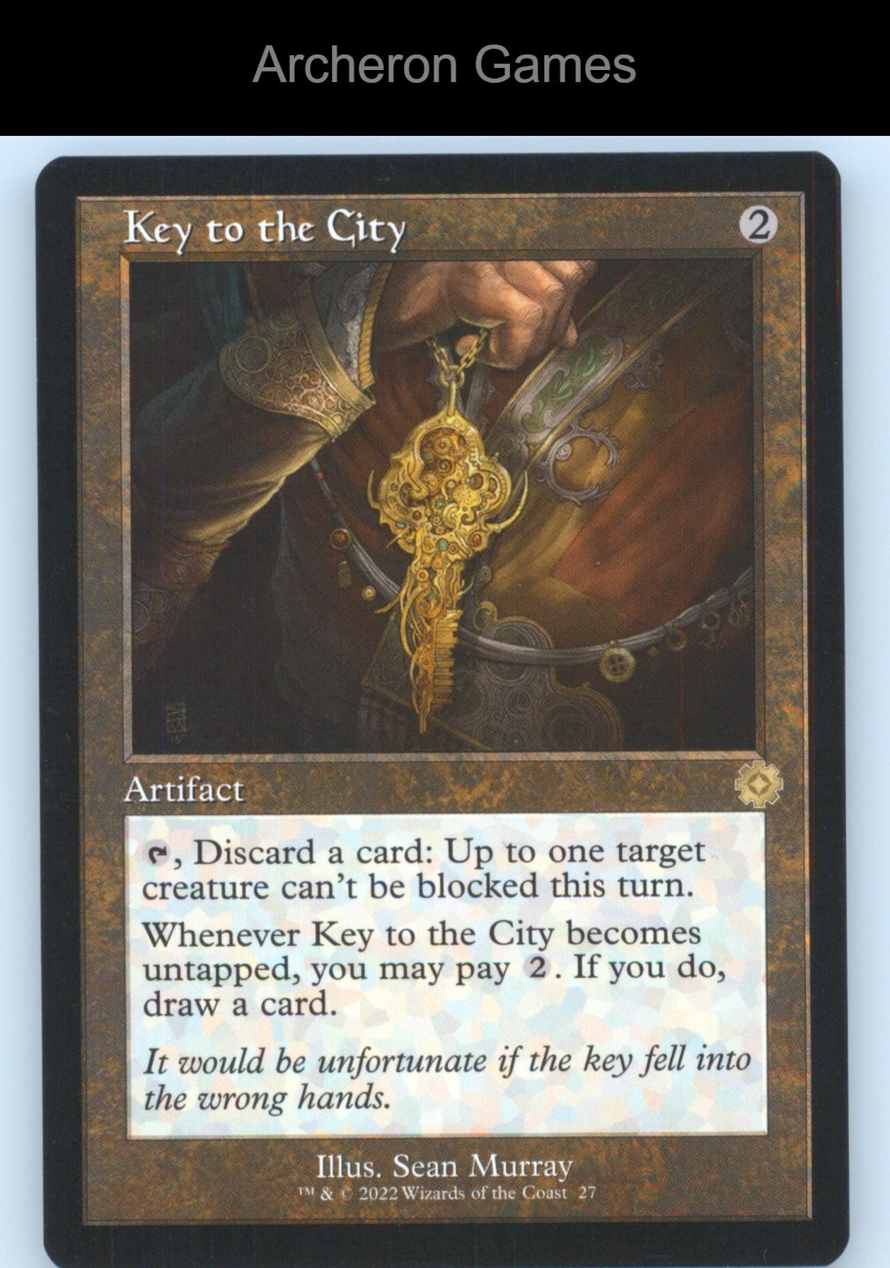 Key to the City 27 R MTG Card The Brothers' War: Retro Frame Artifacts