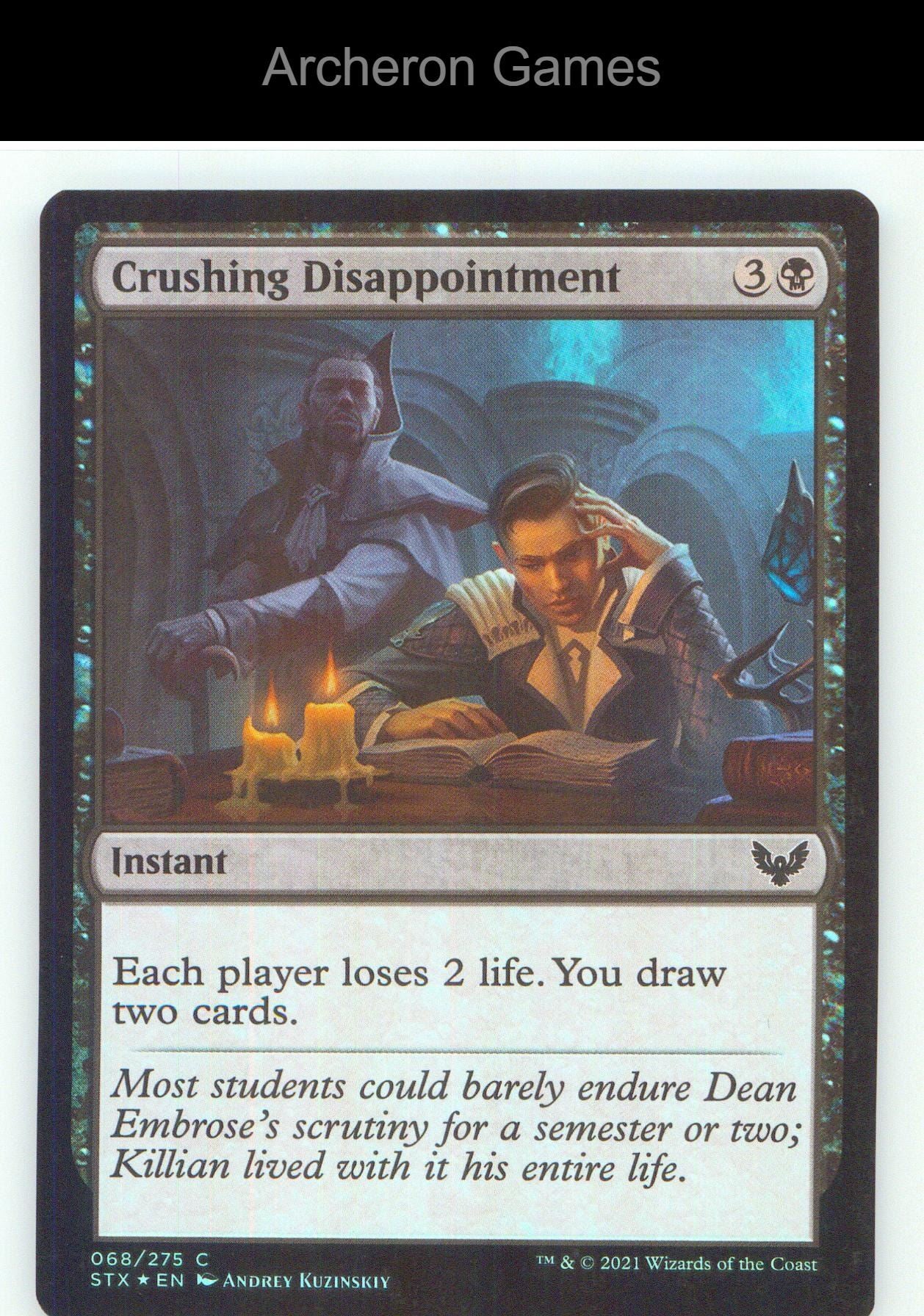 Crushing Disappointment STX 68 C MTG Card NM/EX+ Foil