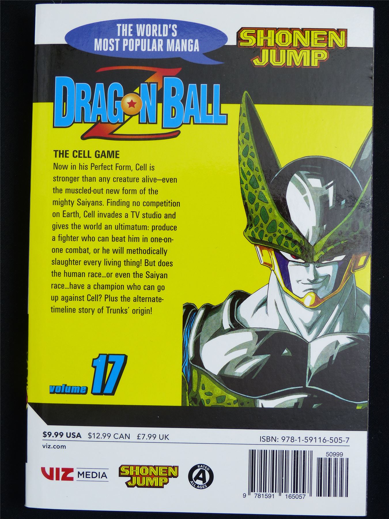 Dragon Ball Z volume 17 - Viz Manga #46E