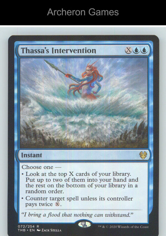 Thassa's Intervention THB 72 R MTG Card NM/EX+