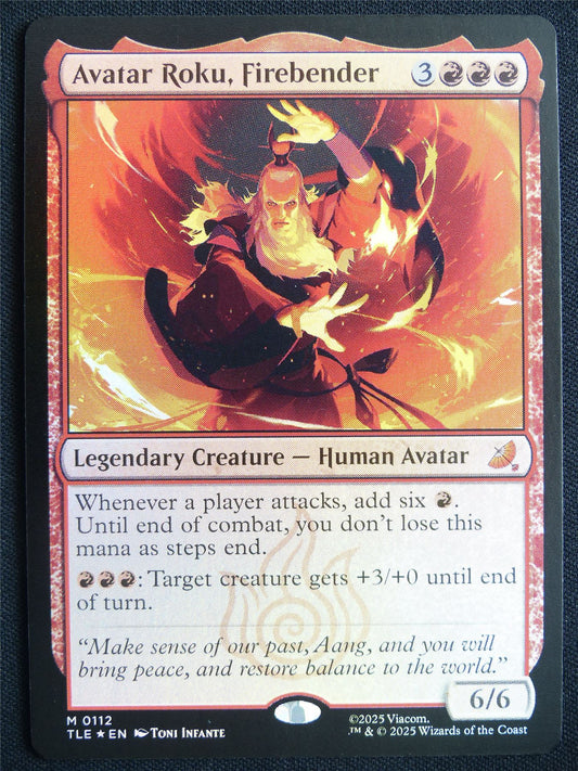 Avatar Roku Firebender Foil - TLE - Mtg Card #22P