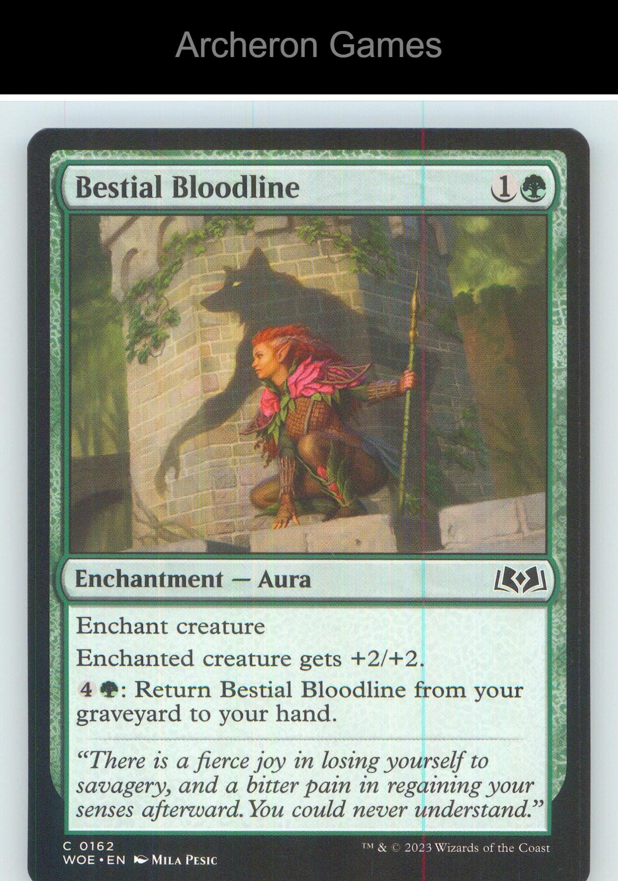 Bestial Bloodline WOE 162 C MTG Card NM/EX+