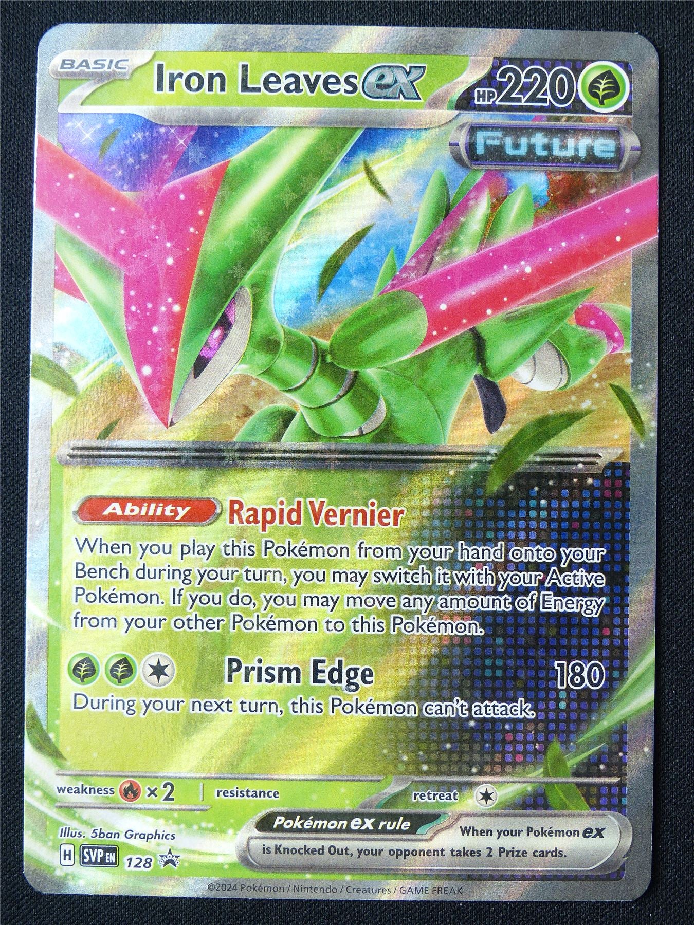 Iron Leaves EX 128 Promo Holo - Pokemon Card #1D9