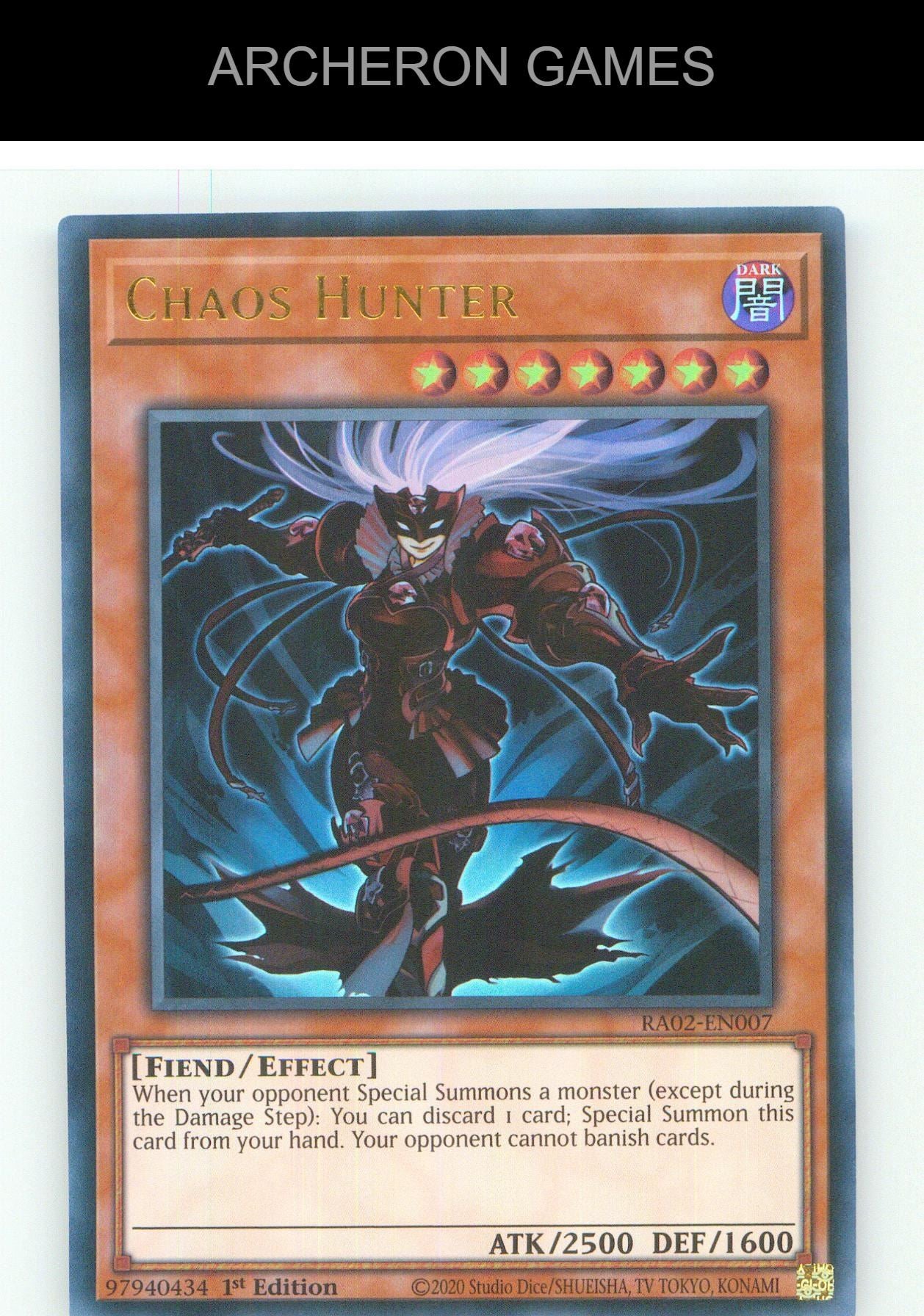 Chaos Hunter (UR) UR YUGIOH Card 1st Edition