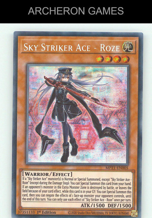Sky Striker Ace - Roze SEC YUGIOH Card