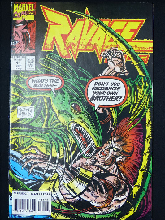 RAVAGE #11 - Marvel Comic #49Q