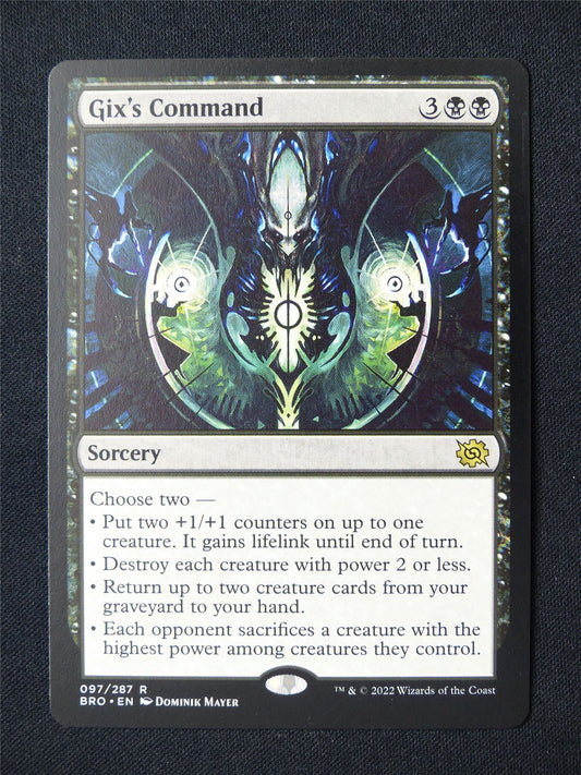 Gix's Command - BRO - Mtg Card #2LC