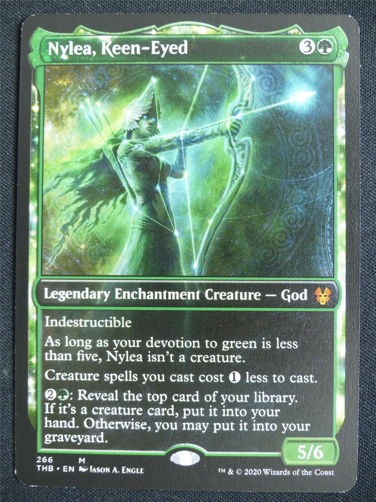 Nylea Keen-Eyed Showcase - THB - Mtg Card #3JS