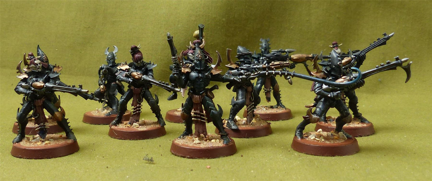 Kabalite Warriors painted - Drukhari - Warhammer 40k #WW
