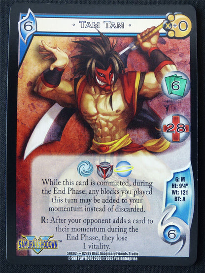 Tam Tam misprint Foil SNK02 82/99 - UFS Card #2IJ