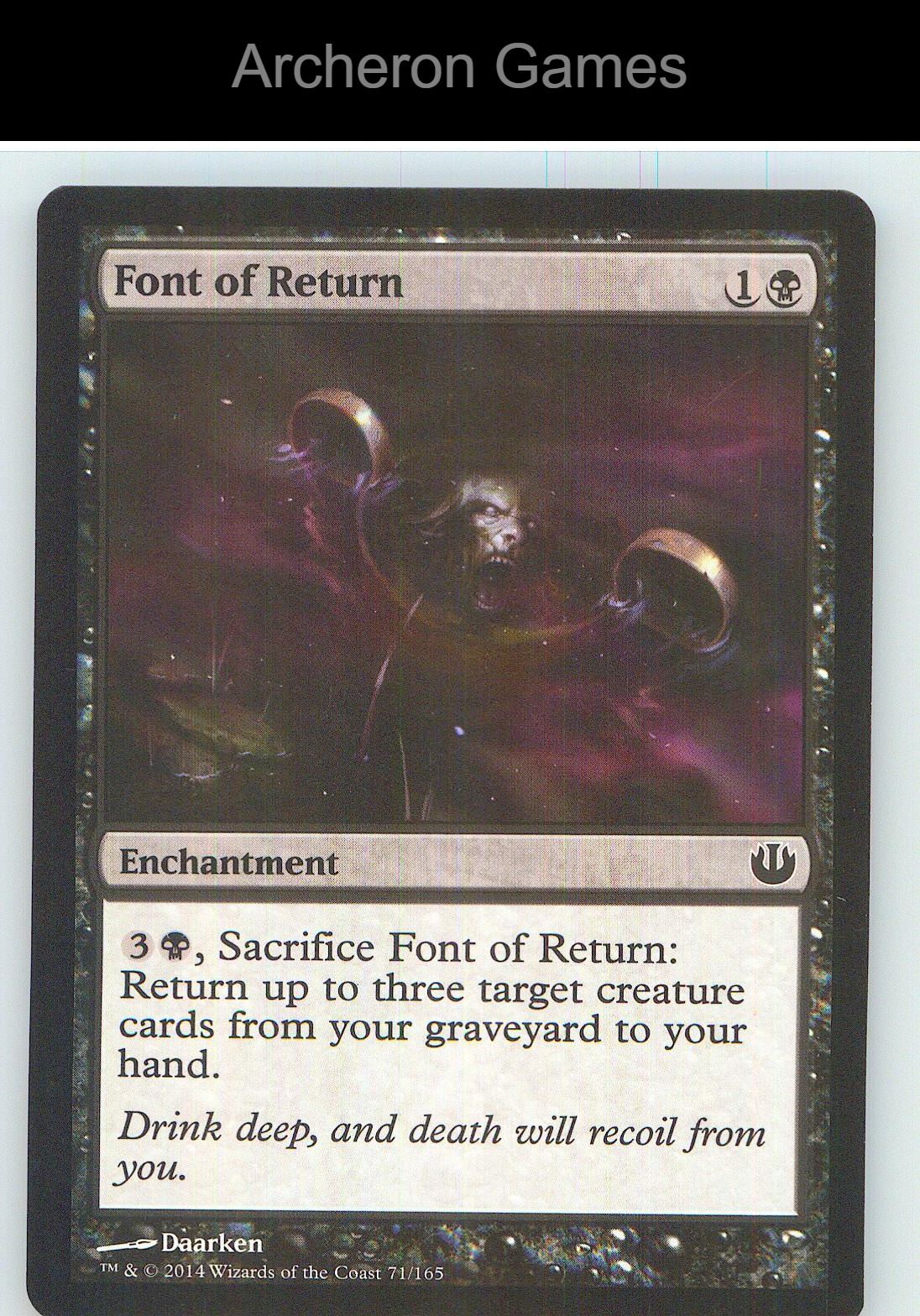 Font of Return JOU 71 C MTG Card NM/EX+