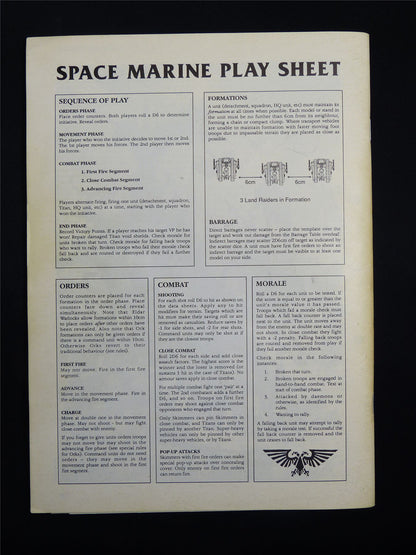 Epic Armies of The Imperium Booklet - Warhammer Epic #1IF