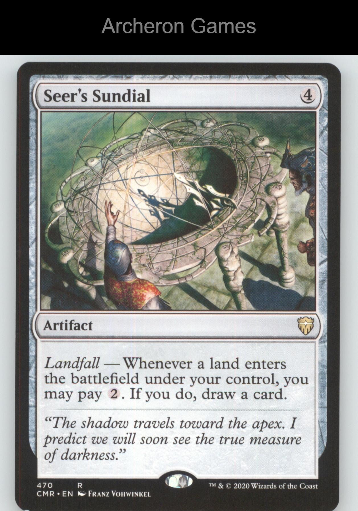 Seer's Sundial 470 R MTG Card Commander Legends
