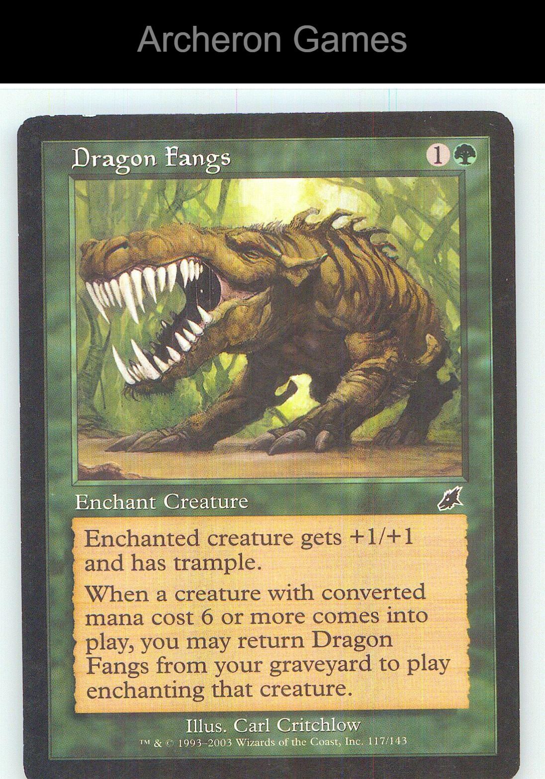 Dragon Fangs SCG 117 C MTG Card NM/EX+