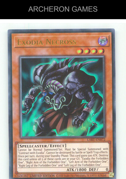 Exodia Necross UR YUGIOH Card Limited