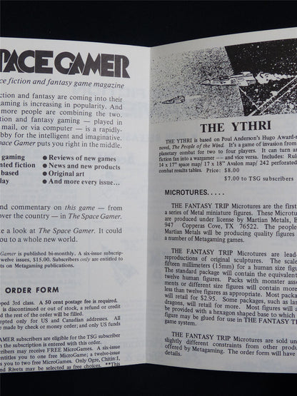Olympica Microgame 7 Booklet - Metagaming Rulebook Booklet #2VS