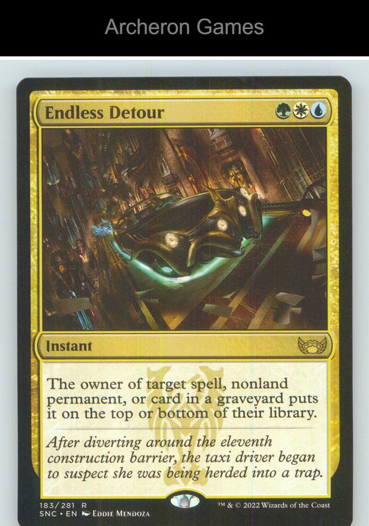 Endless Detour SNC 183 R MTG Card NM/EX+