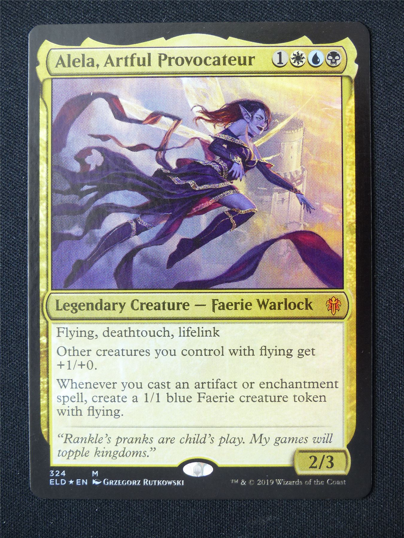 Alela Artful Provocateur Foil - ELD - Mtg Card #7AY