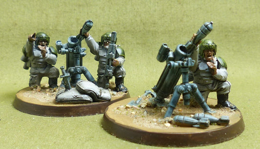 Heavy Weapons Squad set of 2 painted - Astra Militarum - Warhammer 40K #323