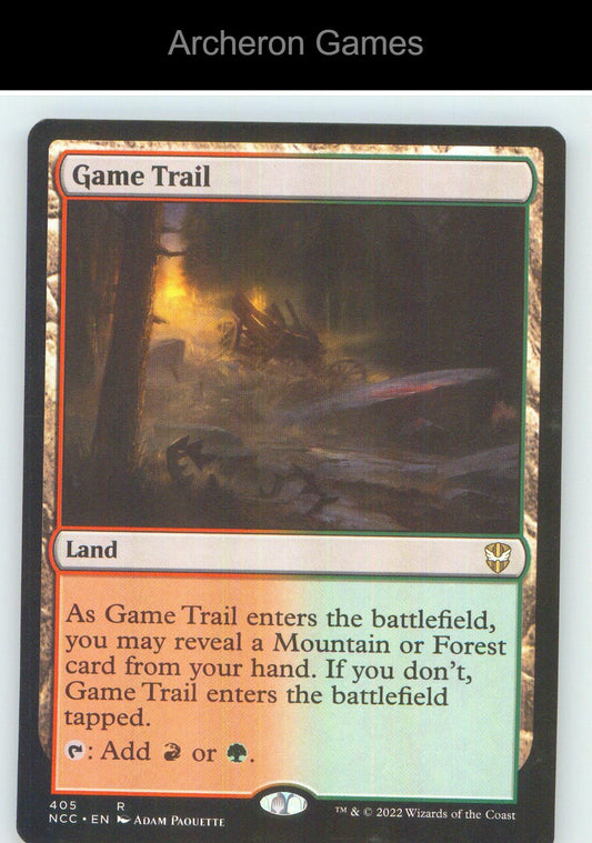 Game Trail NCC 405 R MTG Card NM/EX+