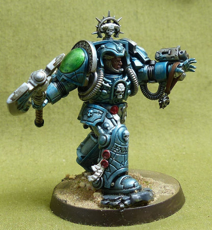 Librarian in Terminator Armour painted - Space Marine - Warhammer 40K #42Z