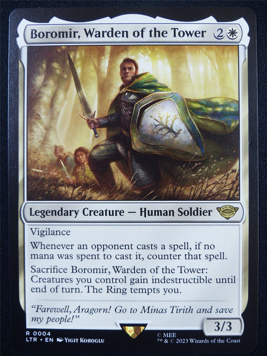 Boromir Warden of the Tower - LTR - Mtg Card #5ZM