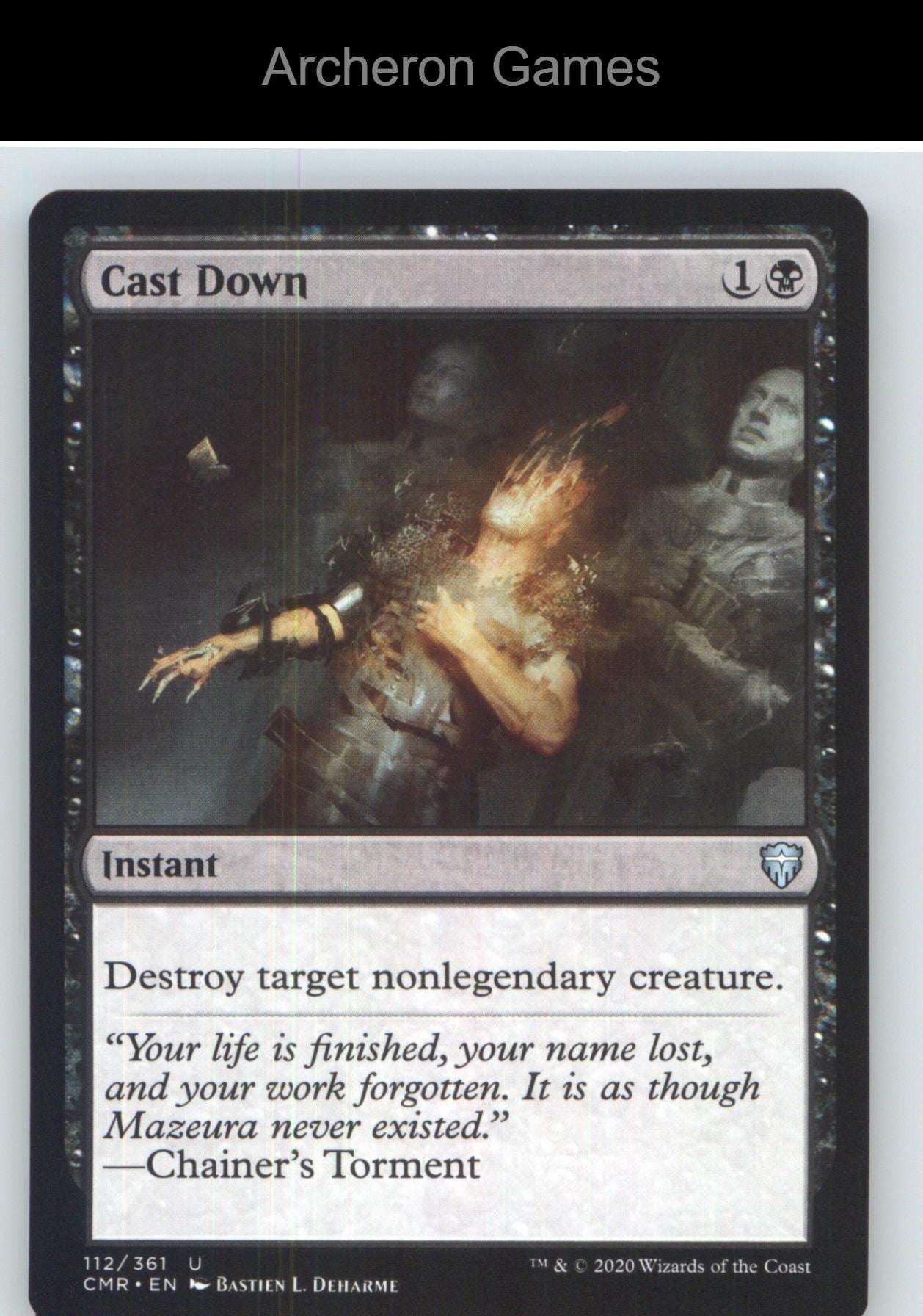 Cast Down CMR 112 UC MTG Card NM/EX+