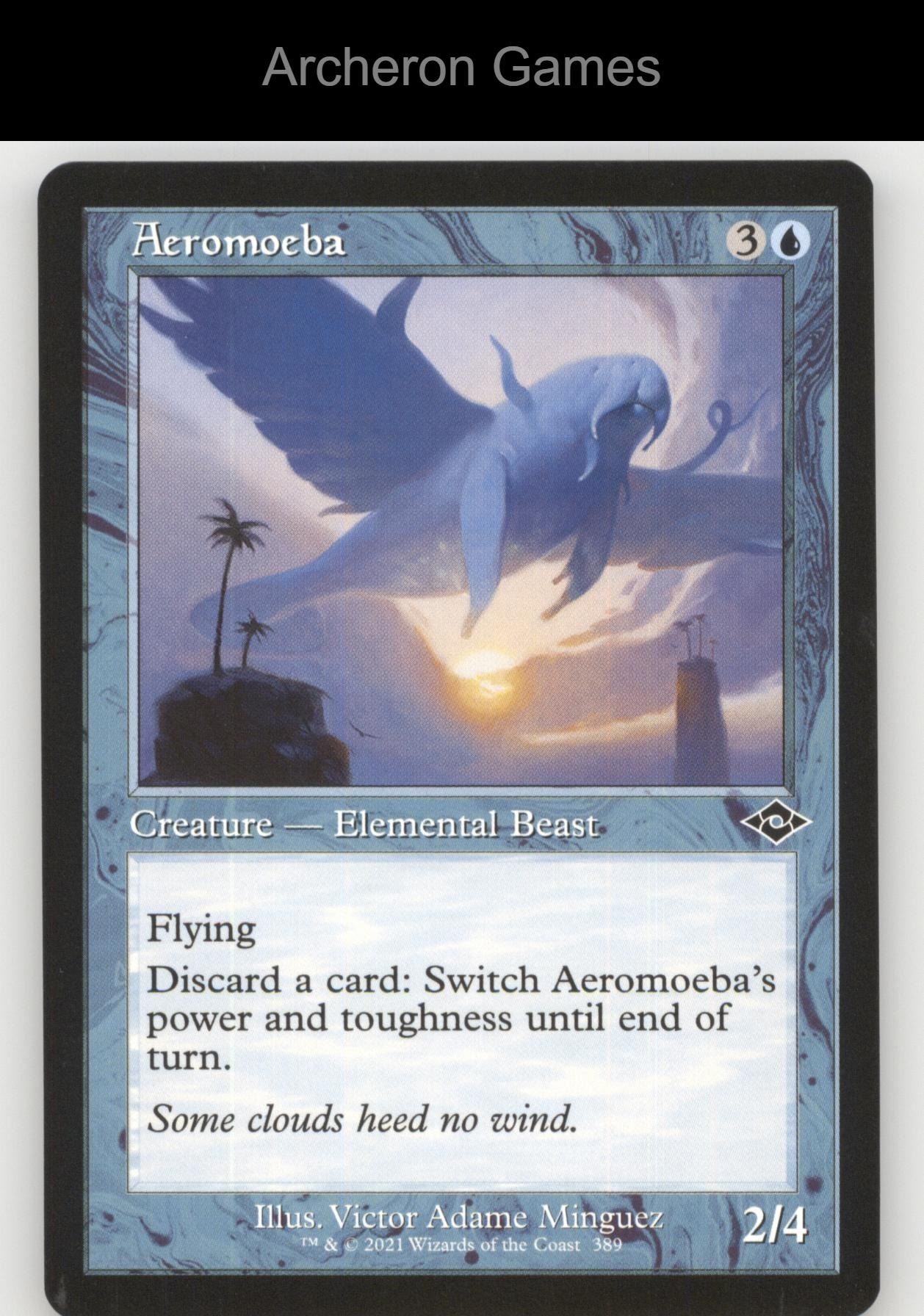 Aeromoeba (Retro Frame) 389 C MTG Card Modern Horizons 2