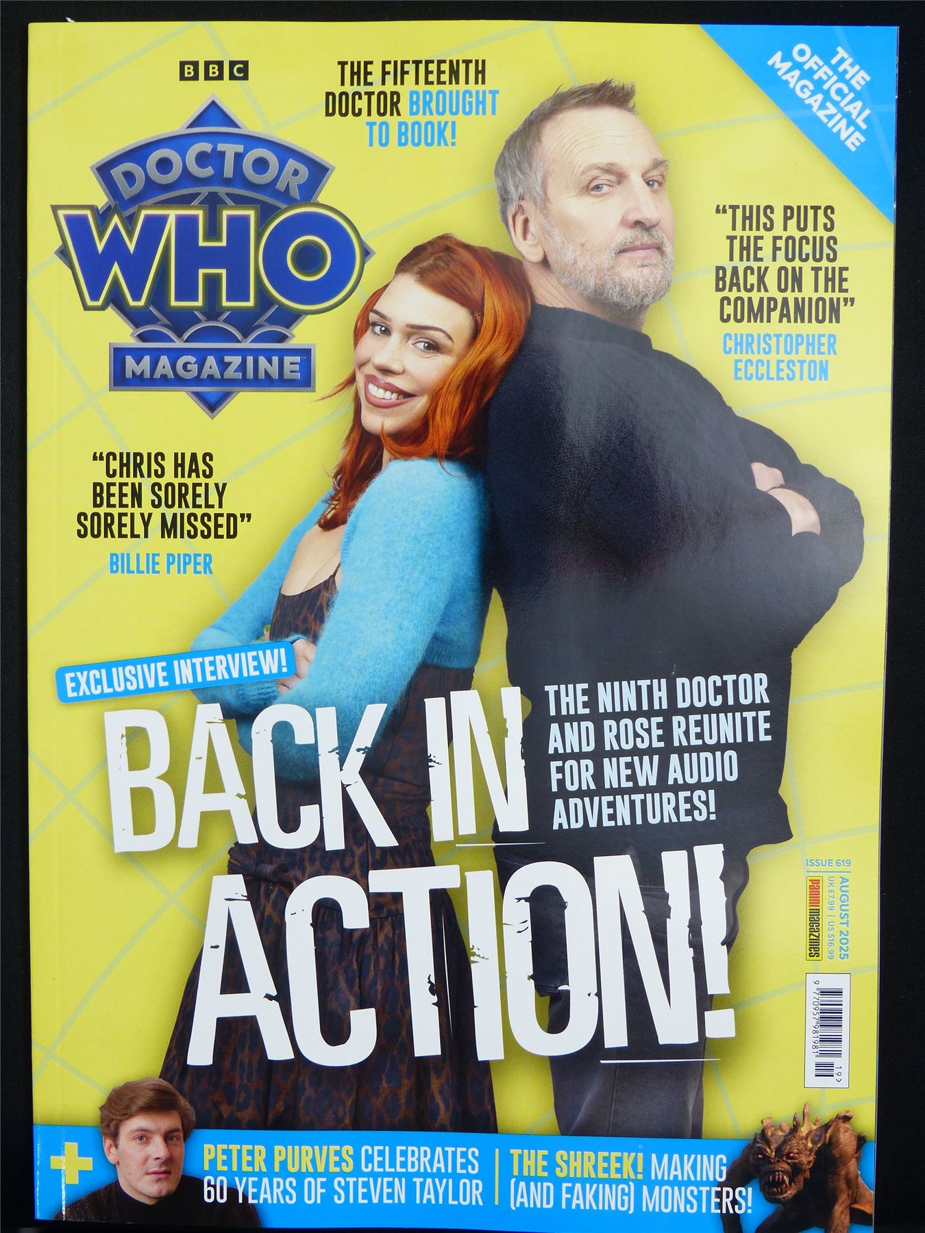 Doctor Who Magazine #619 - Aug 2025 BBC Comic Magazine #2VD