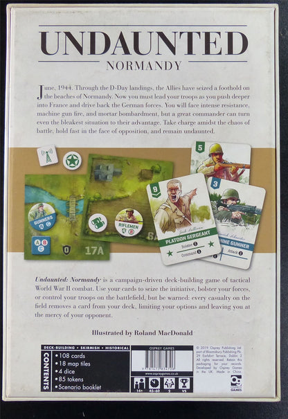 Undaunted: Normandy - Osprey Games Boardgame #31V
