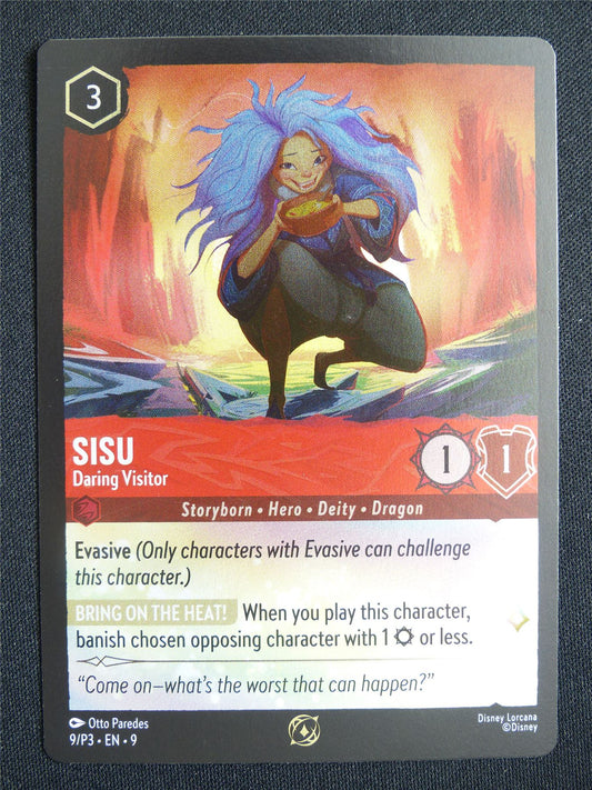 Sisu Daring Visitor 9/P3 Foil - Lorcana Card #14I