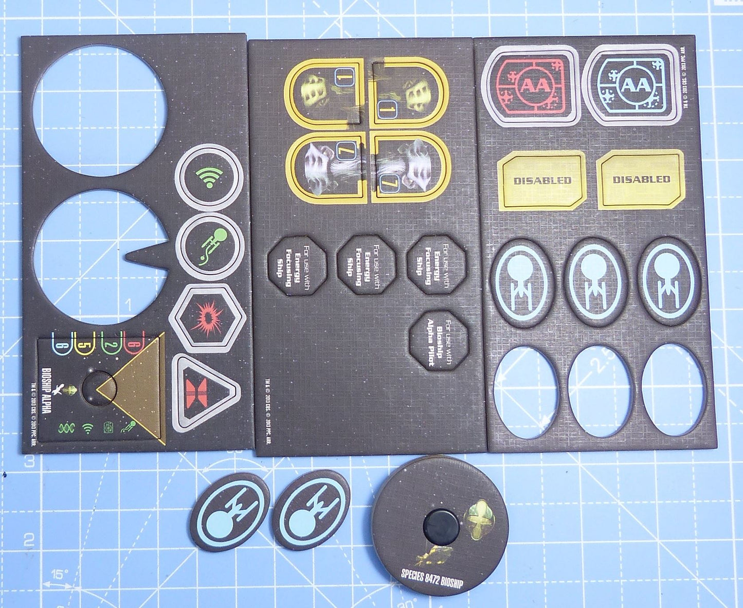 Bioship Alpha Ship Species 8472 - Star Trek: Attack Wing #V4