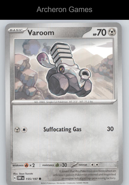 Pokemon Card Varoom OBF 155/197 C Obsidian Flames