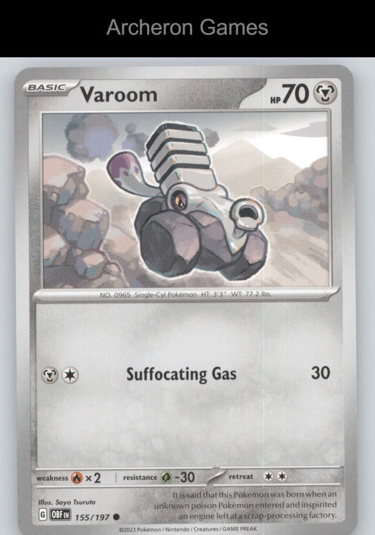 Pokemon Card Varoom OBF 155/197 C Obsidian Flames