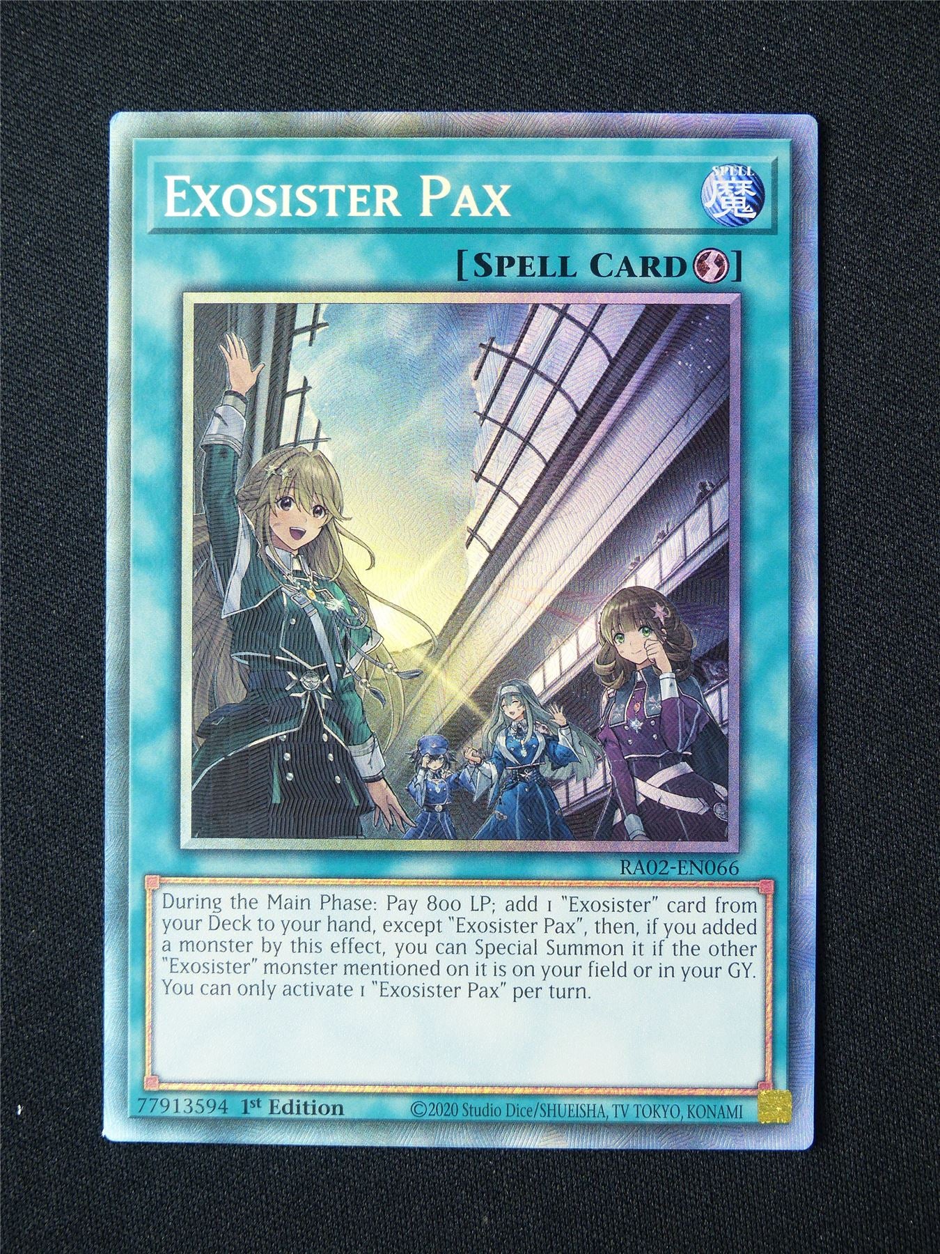 Exosister Pax RA02 Collector Rare - 1st ed Yugioh Card #3RQ