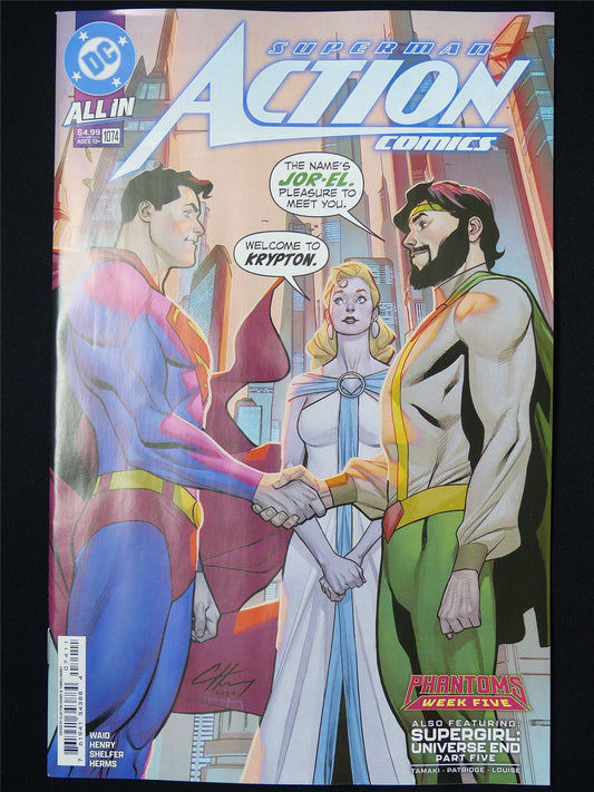 SUPERMAN: Action Comics #1074 - Jan 2025 DC Comic #3NX