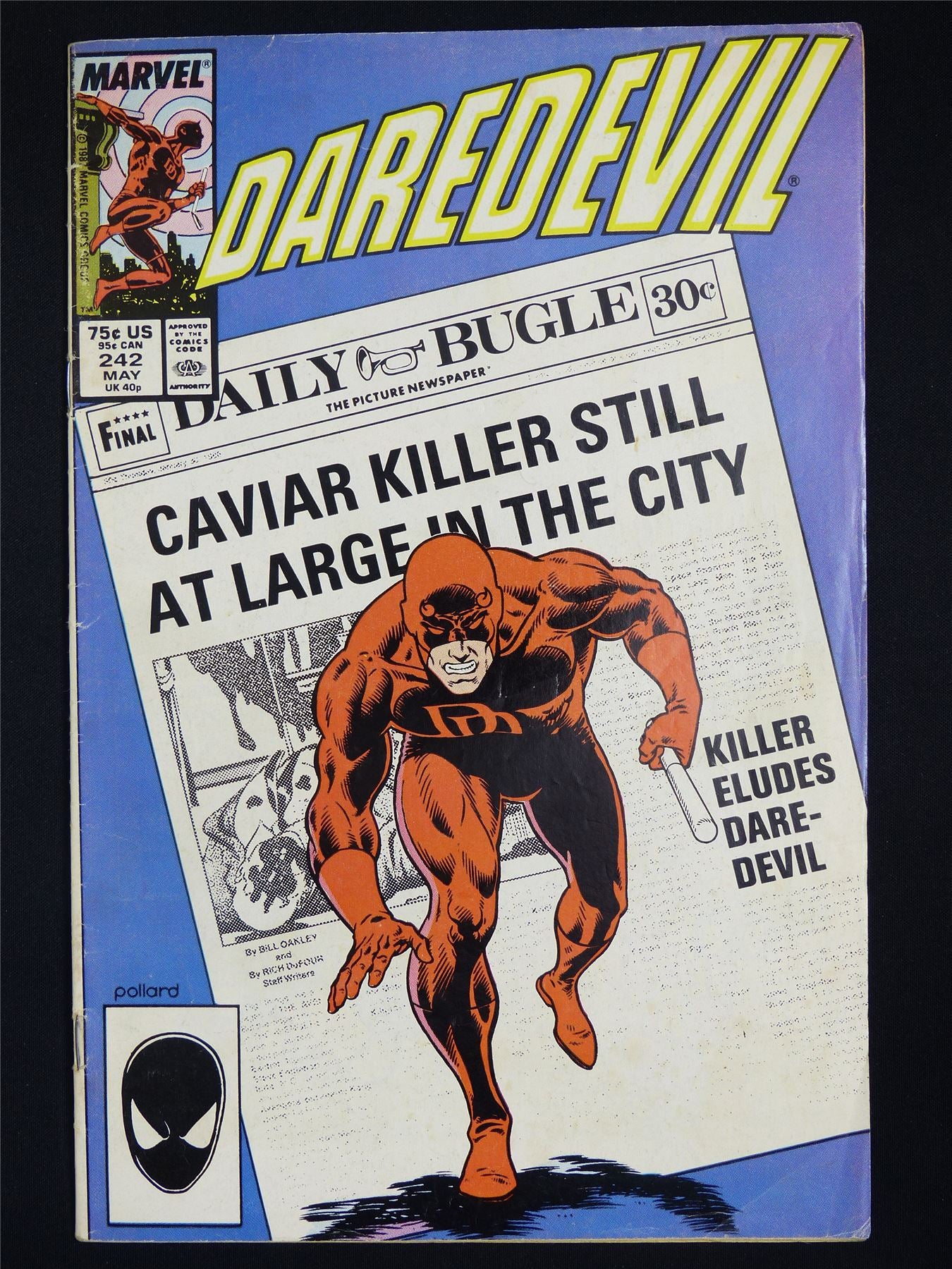 DAREDEVIL #242 - Marvel Comic #3PS