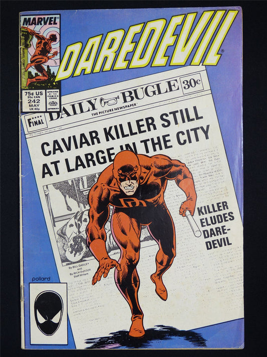 DAREDEVIL #242 - Marvel Comic #3PS