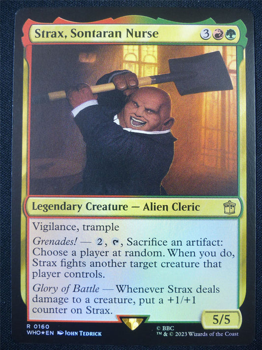 Strax Sontaran Nurse Foil - WHO - Mtg Card #G0