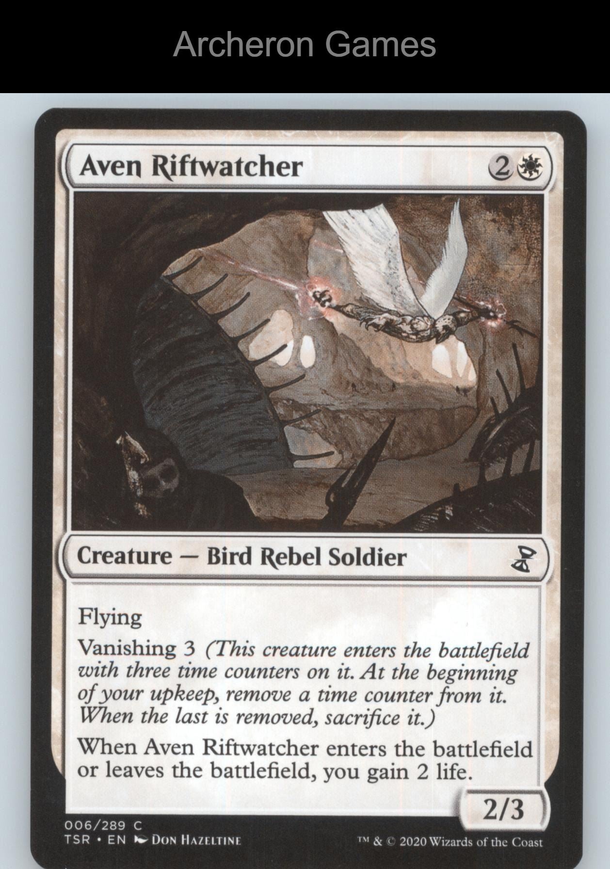 Aven Riftwatcher 6 C MTG Card Time Spiral: Remastered