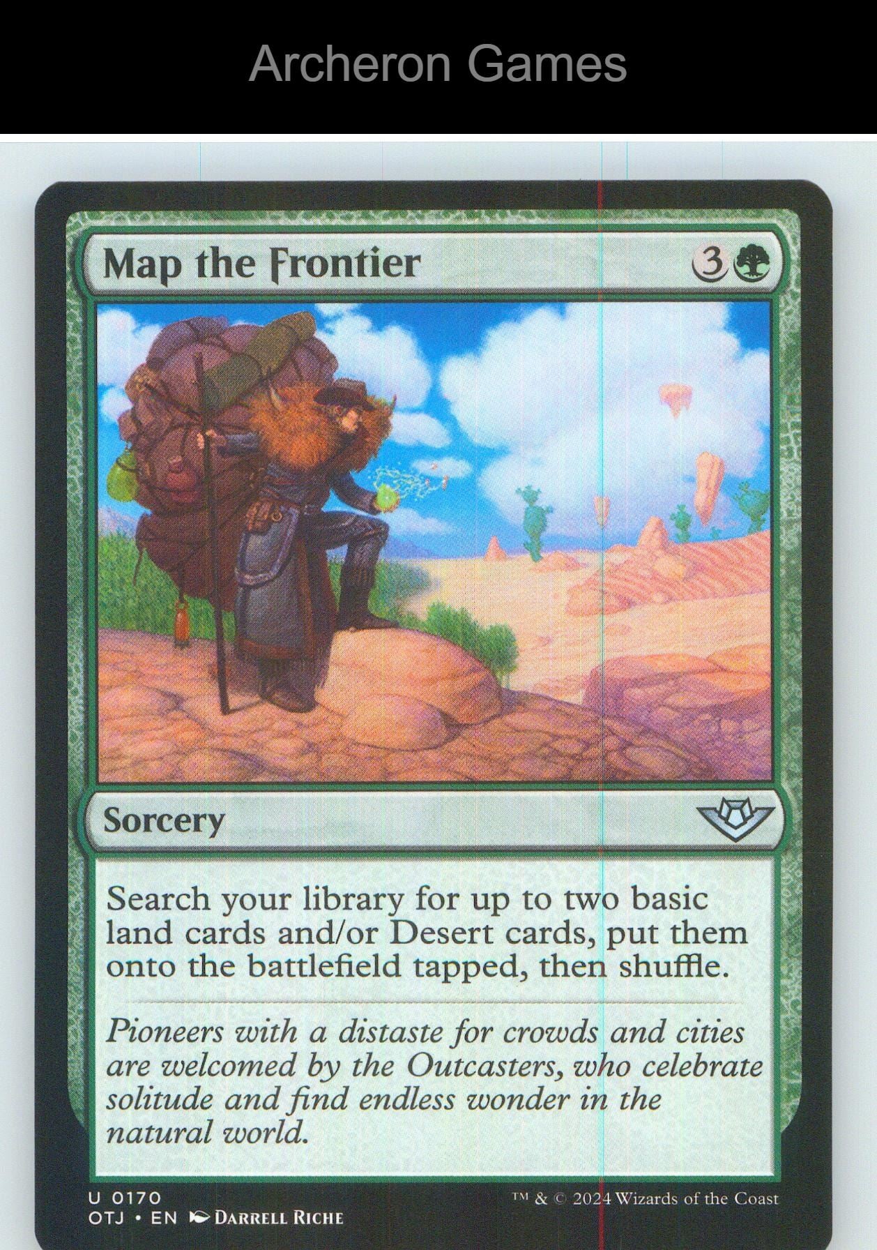 Map the Frontier OTJ 170 UC MTG Card NM/EX+