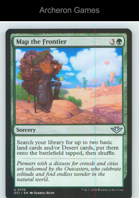 Map the Frontier OTJ 170 UC MTG Card NM/EX+