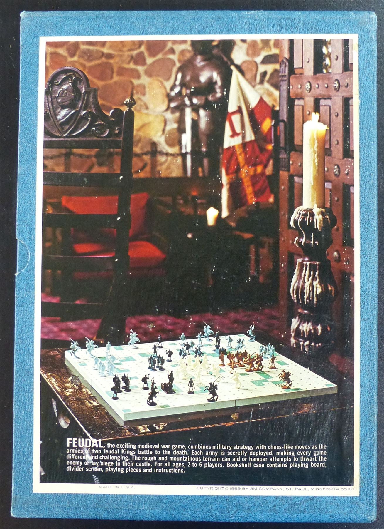 Feudal The Game of Siege and Conquest Boardgame Classic #273
