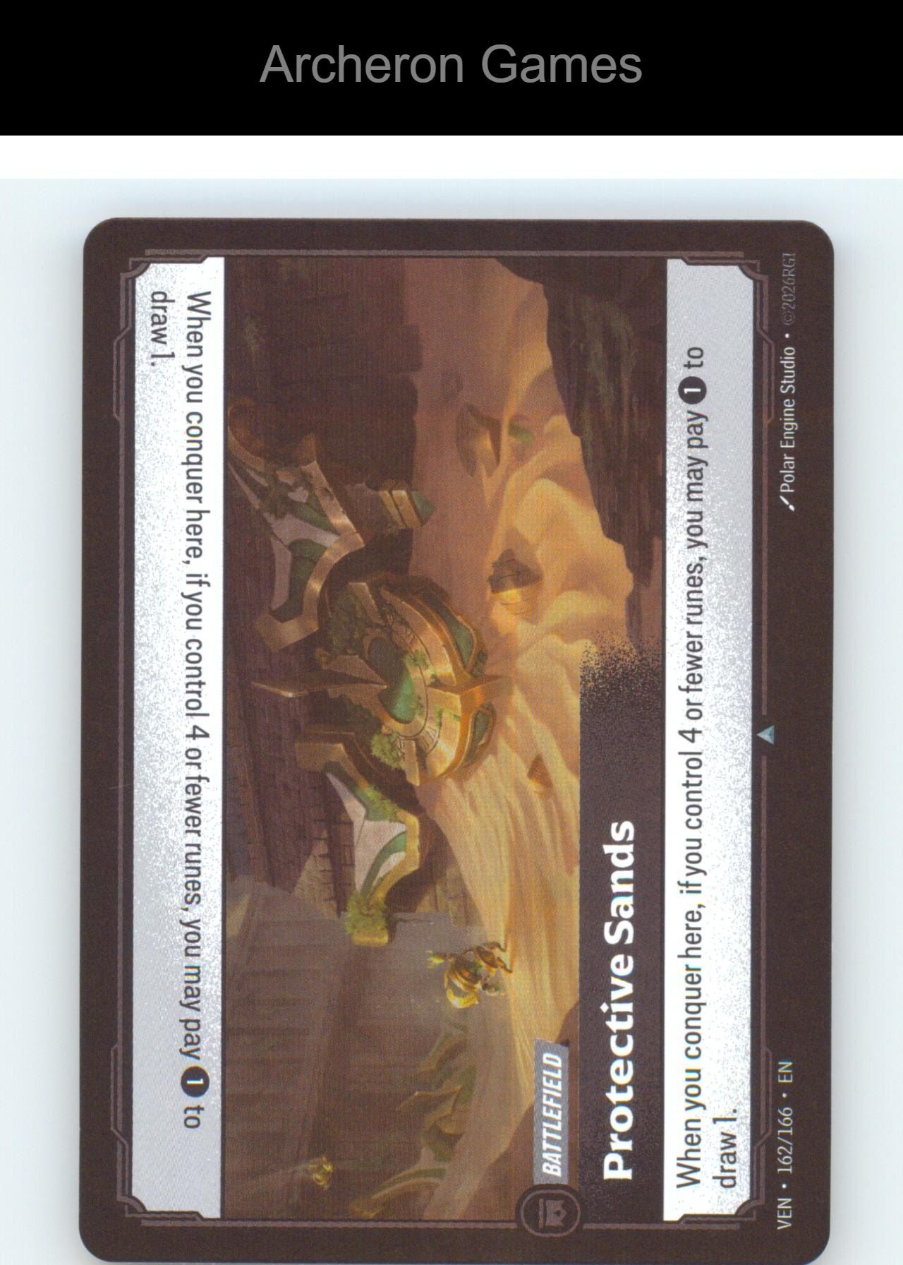 Protective Sands VEN 162/166 UC Vendetta Riftbound Card Foil