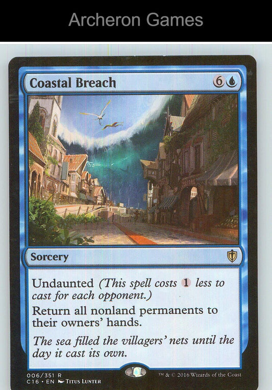 Coastal Breach C16 6 R MTG Card NM/EX+
