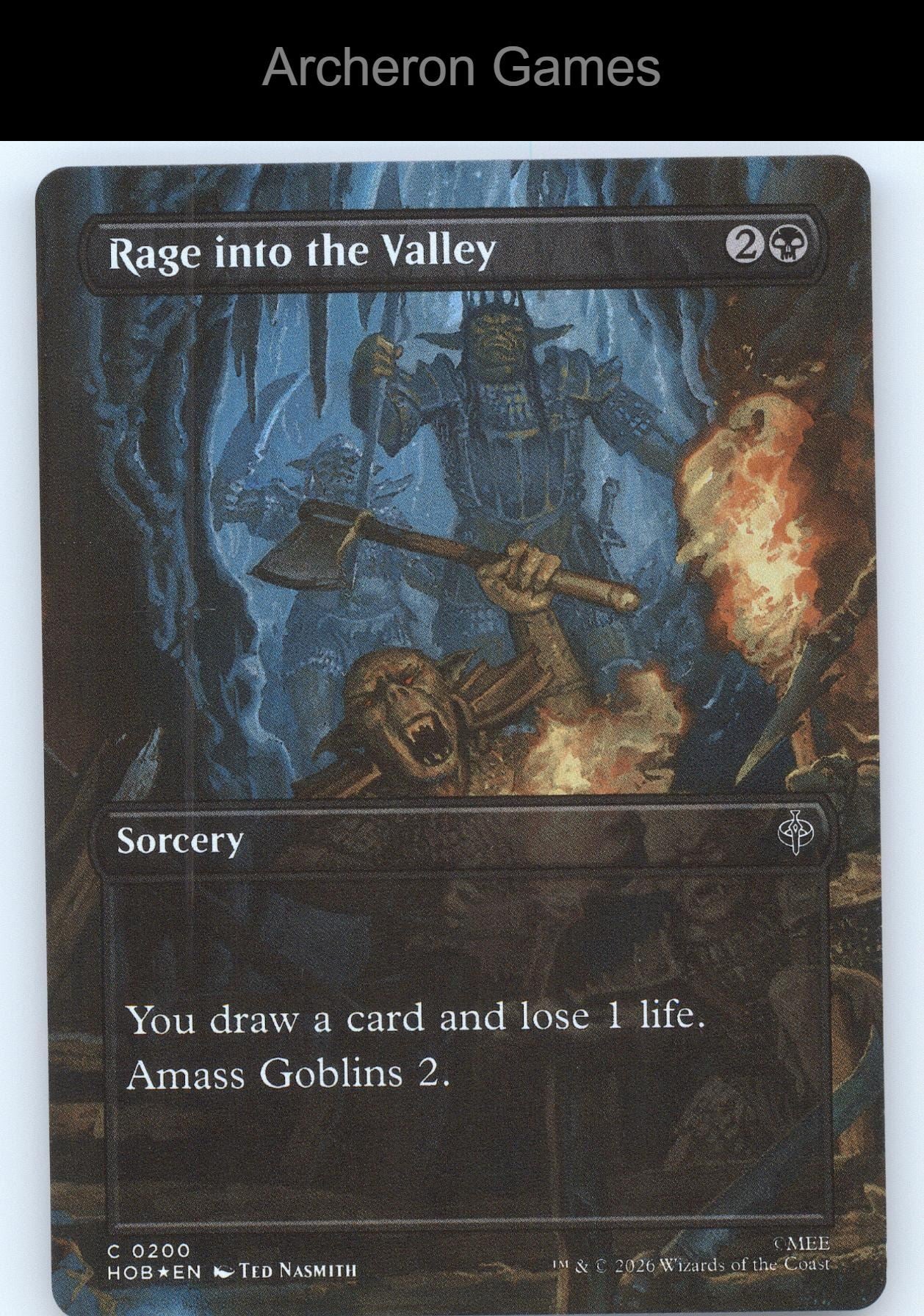 Rage into the Valley (Borderless) HOB 200 C MTG Card The Hobbit
