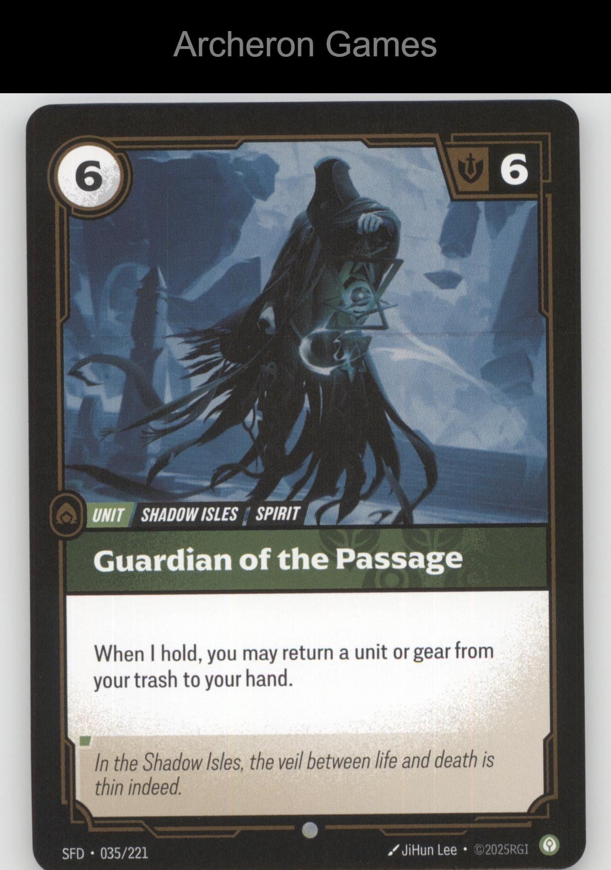 Guardian of the Passage SFD 035/221 C  Card Spiritforged