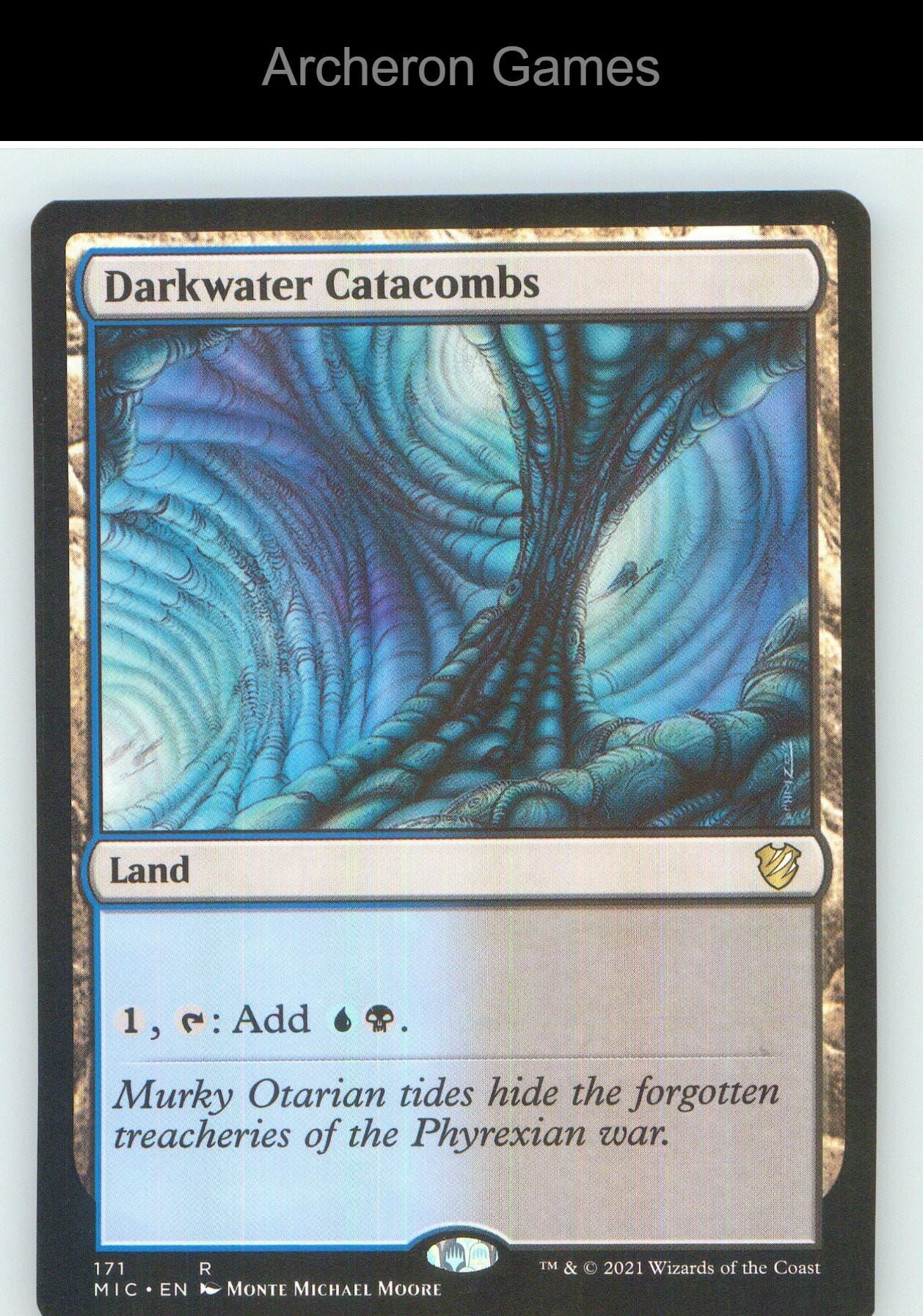 Darkwater Catacombs MIC 171 R MTG Card NM/EX+