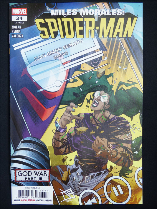 Miles Morales: SPIDER-MAN #34 - Aug 2025 Marvel Comic #1DW