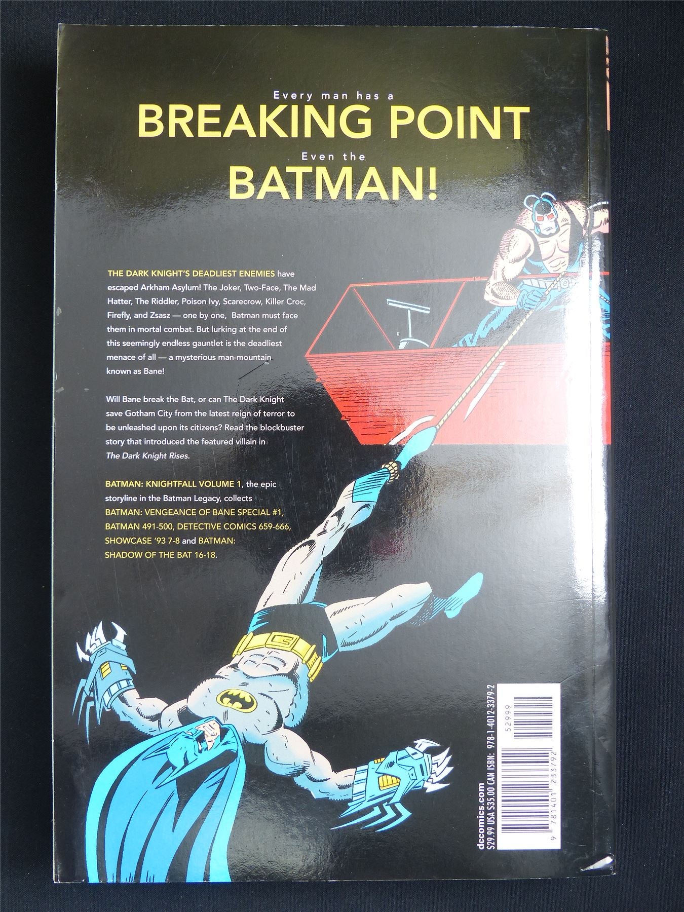 Batman Knightfall volume one - DC Graphic Softback #WJ